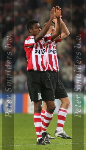 Eindhoven, 19 September 2007 Seizoen 2007/2008 
Eerste wedstrijd Champions League PSV-CSKA Moskou, eindstand 2-1
Eric Addo