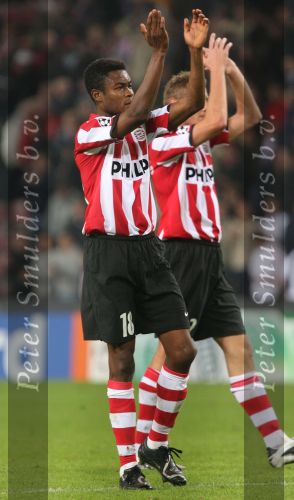Eindhoven, 19 September 2007 Seizoen 2007/2008 
Eerste wedstrijd Champions League PSV-CSKA Moskou, eindstand 2-1
Eric Addo