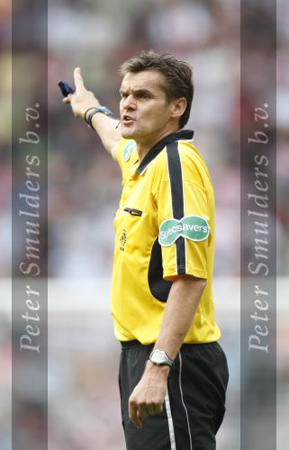 Eindhoven, 23 September 2007 Seizoen 2007/2008 Kompetitewedstrijd PSV-Feyenoord, eindstand 4-0
Scheidsrechter Eric Braamhaar