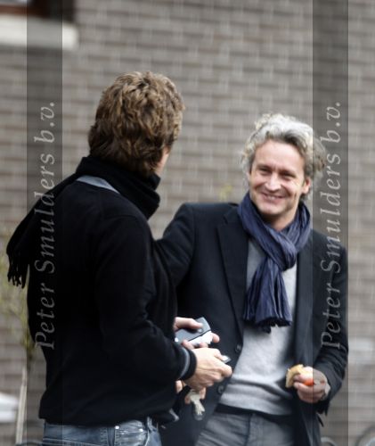 Hilversum 8 februari 2008
Erland Galjaard en John de Mol  bij televisie bedrijf i hilversum.
Peter Smulders bv
