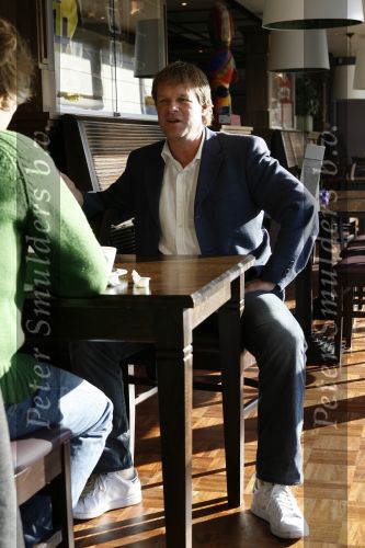 Eindhoven, 30 Oktober 2007
Erwin Koeman tijdens een intervieuw in het PSV stadion in Cafe/Restaurant \
