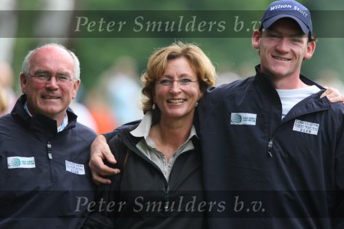 Valkenswaard, 7 Juni 2008
Eindhovensche golf ABN AMRO Dutch Ladies open 2008
Tim Sluiter met zijn vader Jart Sluiter en moeder Ellen Sluiter