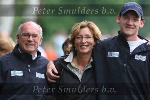 Valkenswaard, 7 Juni 2008
Eindhovensche golf ABN AMRO Dutch Ladies open 2008
Tim Sluiter met zijn vader Jart Sluiter en moeder Ellen Sluiter