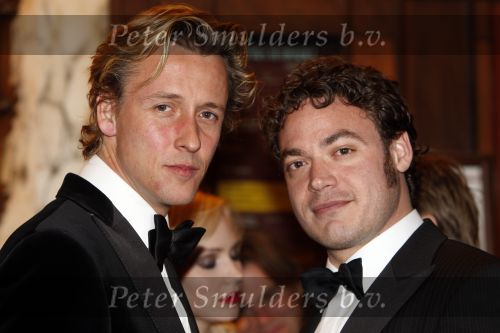 Amsterdam 8 oktober 2007
Daan Schuurmans en Fedja v Huet bij de premiere van Alles is Liefde in Tuschinski