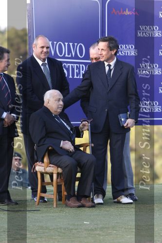 4 November 2007 Valderrama Golfclub ( Spanje )
Finaledag Volvo Masters Seizoen 2007
Felipe Ortiz Patino met zijn vader Jaime Ortiz Patino