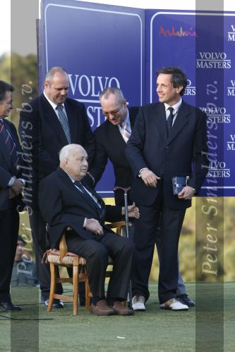 4 November 2007 Valderrama Golfclub ( Spanje )
Finaledag Volvo Masters Seizoen 2007
Felipe Ortiz Patino met zijn vader Jaime Ortiz Patino