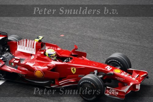 Spa 7 september 2008
Formule 1 Grand Prix van Spa Francochamps. Filippe Massa Kimi Raikkonen Lewis Hamilton  Heiki Kovalinen Fernando Alonso
Peter Smulders bv