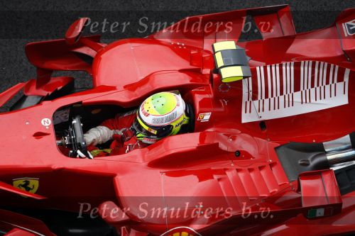 Spa 7 september 2008
Formule 1 Grand Prix van Spa Francochamps. Filippe Massa Kimi Raikkonen Lewis Hamilton  Heiki Kovalinen Fernando Alonso
Peter Smulders bv