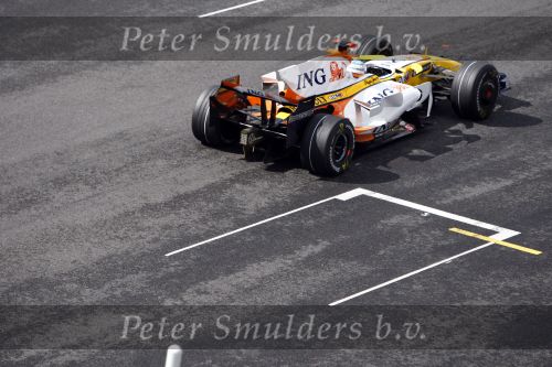 Spa 7 september 2008
Formule 1 Grand Prix van Spa Francochamps. Filippe Massa Kimi Raikkonen Lewis Hamilton  Heiki Kovalinen Fernando Alonso
Peter Smulders bv