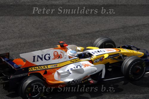 Spa 7 september 2008
Formule 1 Grand Prix van Spa Francochamps. Filippe Massa Kimi Raikkonen Lewis Hamilton  Heiki Kovalinen Fernando Alonso
Peter Smulders bv