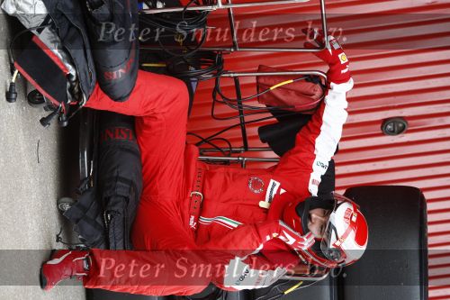 Barcelona 11 maart 2009
Test dag voor de formule 1 teams op het circuit van Barcelona. Ferrari monteurs
Peter Smulders bv