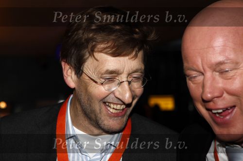 Amsterdam 3 april 2008
Openingsfeest van de politieke partij trots op NL van Rita Verdonk in de passengers terminal. Frits Wester en Ferry Mingele
Peter Smulders bv