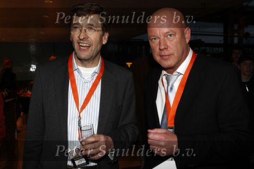 Amsterdam 3 april 2008
Openingsfeest van de politieke partij trots op NL van Rita Verdonk in de passengers terminal. Frits Wester en Ferry Mingele
Peter Smulders bv