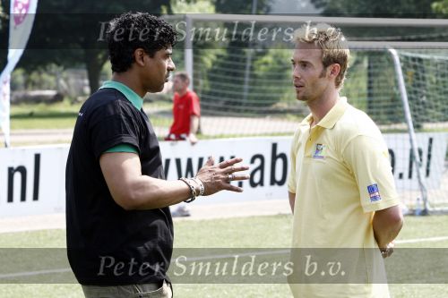 Amsterdam 7 juni 2008
Frank Rijkaard bij nationale dag van ADHD op sportcomplex de toekomst van samen met Charly Luske