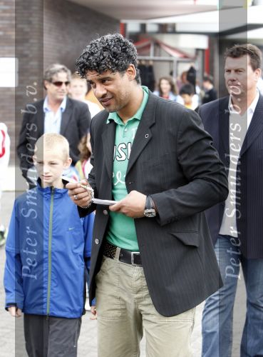 Amsterdam 7 juni 2008
Frank Rijkaard bij nationale dag van ADHD op sportcomplex de toekomst van