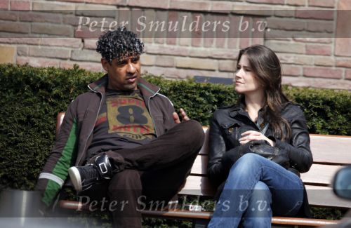 Amsterdam 13 april 2009
Frank Rijkaard met zijn nieuwe vriendin Stephanie Fransen. Ze vertrekken bij zijn nieuwe huis en gaan lunchen bij het Hilton hotel.
Peter Smulders bv