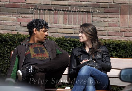 Amsterdam 13 april 2009
Frank Rijkaard met zijn nieuwe vriendin Stephanie Fransen. Ze vertrekken bij zijn nieuwe huis en gaan lunchen bij het Hilton hotel.
Peter Smulders bv