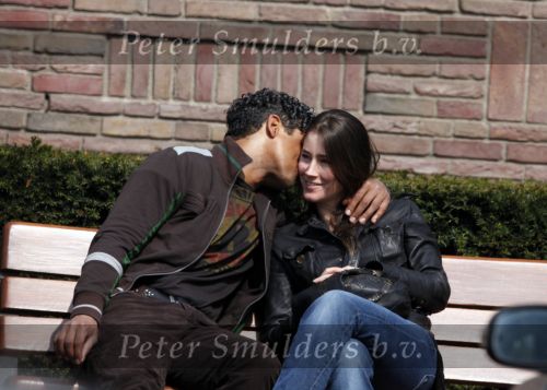 Amsterdam 13 april 2009
Frank Rijkaard met zijn nieuwe vriendin Stephanie Fransen. Ze vertrekken bij zijn nieuwe huis en gaan lunchen bij het Hilton hotel.
Peter Smulders bv
