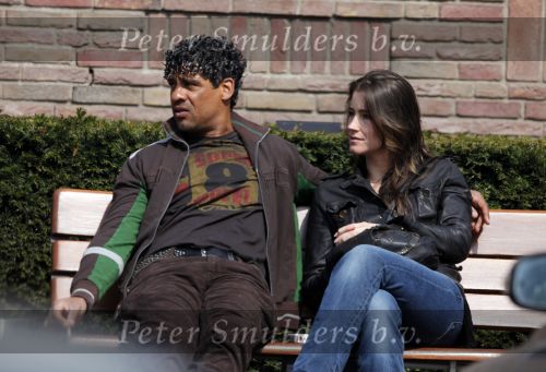 Amsterdam 13 april 2009
Frank Rijkaard met zijn nieuwe vriendin Stephanie Fransen. Ze vertrekken bij zijn nieuwe huis en gaan lunchen bij het Hilton hotel.
Peter Smulders bv