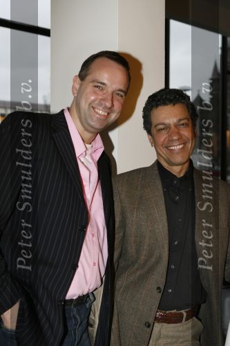 Tilburg, 20 Januari 2008
Premiere Fame in stadsschouwburg van Tilburg
Frank Sanders met Paul v Ewijk