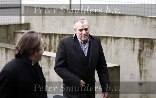 Amsterdam 5 februari 2009
Frank Wisse arriveert bij rechtbank  voor rechtzaak die wendy v Dijk aangespannen heeft tegen Geen Stijl.nl.
Peter Smulders bv
