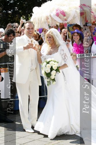 Fijnaart - Willemstad 9 mei 2008
Frans Bauer en Mariska Bauer trouwen. 
Christiaan Frans jr en Jan zijn er natuurlijk bij.