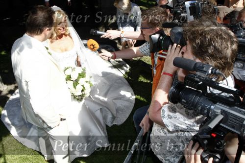 Fijnaart - Willemstad 9 mei 2008
Frans Bauer en Mariska Bauer trouwen. 
Christiaan Frans jr en Jan zijn er natuurlijk bij.