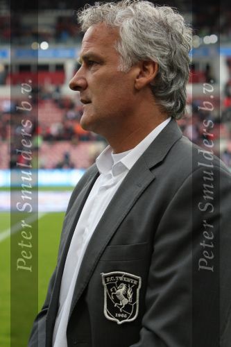 Eindhoven, 13 April 2008 Kampioenswedstrijd PSV-FC Twente, eindstand 1-1 Seizoen 2007/2008. PSV daardoor nog niet kampioen.
FC Twente trainer Fred Rutten