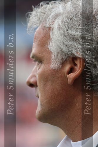 Eindhoven, 13 April 2008 Kampioenswedstrijd PSV-FC Twente, eindstand 1-1 Seizoen 2007/2008. PSV daardoor nog niet kampioen.
FC Twente trainer Fred Rutten