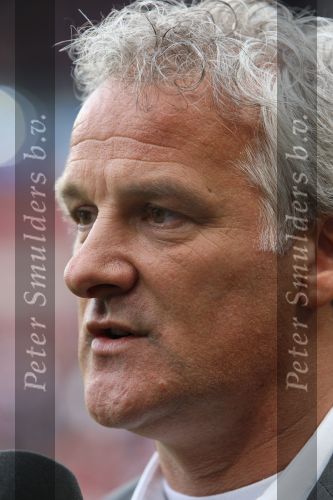 Eindhoven, 13 April 2008 Kampioenswedstrijd PSV-FC Twente, eindstand 1-1 Seizoen 2007/2008. PSV daardoor nog niet kampioen.
FC Twente trainer Fred Rutten