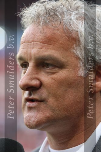 Eindhoven, 13 April 2008 Kampioenswedstrijd PSV-FC Twente, eindstand 1-1 Seizoen 2007/2008. PSV daardoor nog niet kampioen.
FC Twente trainer Fred Rutten