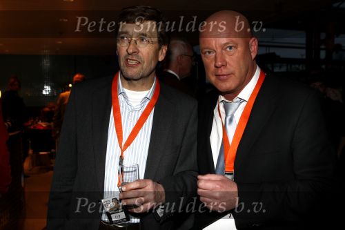 Amsterdam 3 april 2008
Openingsfeest van de politieke partij trots op NL van Rita Verdonk in de passengers terminal. Frits Wester en Ferry Mingele
Peter Smulders bv