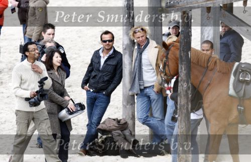 Schagen 17 april 2008
Opnames videoclip Gerard Joling met paarden op het strand. Geert Hoes en Wino Ontzigt zijn ook aanwezig.
Peter Smulders bv