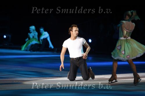 Rotterdam 25 oktober 2007
Premiere Holiday on ice in ahoy. Geert Hoes en Sitah doen mee in de show