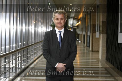 Den Haag 23 januari 2009 
Karel Hille interviewt Geert Wilders in de tweede kamer.
Peter Smulders bv