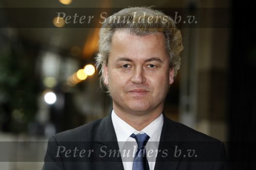 Den Haag 23 januari 2009 
Karel Hille interviewt Geert Wilders in de tweede kamer.
Peter Smulders bv