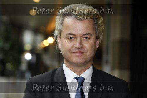 Den Haag 23 januari 2009 
Karel Hille interviewt Geert Wilders in de tweede kamer.
Peter Smulders bv