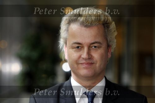 Den Haag 23 januari 2009 
Karel Hille interviewt Geert Wilders in de tweede kamer.
Peter Smulders bv