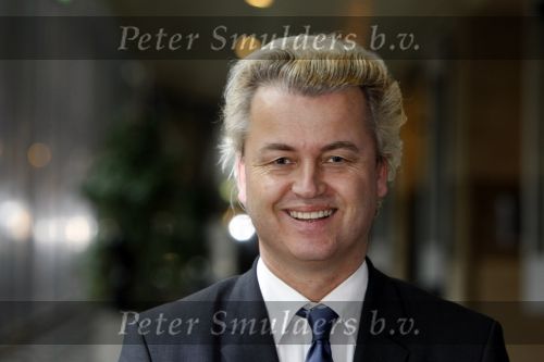 Den Haag 23 januari 2009 
Karel Hille interviewt Geert Wilders in de tweede kamer.
Peter Smulders bv