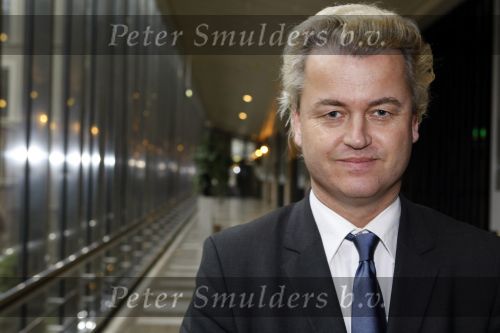 Den Haag 23 januari 2009 
Karel Hille interviewt Geert Wilders in de tweede kamer.
Peter Smulders bv