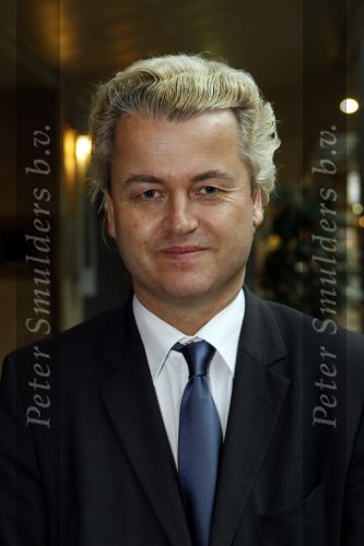 Den Haag 23 januari 2009 
Karel Hille interviewt Geert Wilders in de tweede kamer.
Peter Smulders bv