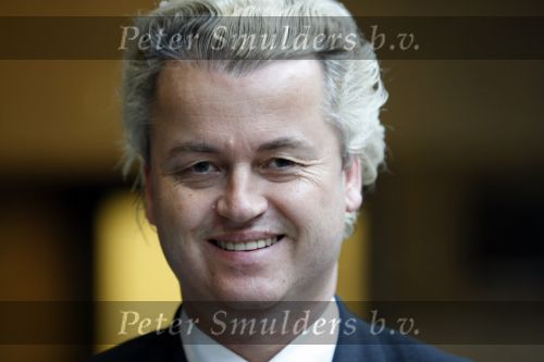 Den Haag 23 januari 2009 
Karel Hille interviewt Geert Wilders in de tweede kamer.
Peter Smulders bv