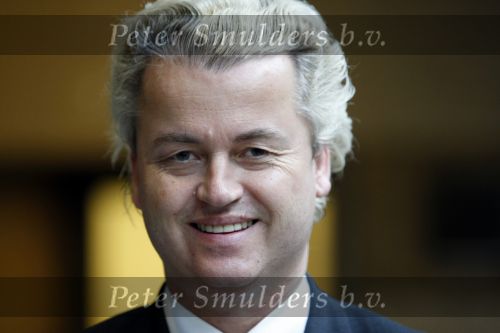 Den Haag 23 januari 2009 
Karel Hille interviewt Geert Wilders in de tweede kamer.
Peter Smulders bv