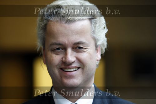 Den Haag 23 januari 2009 
Karel Hille interviewt Geert Wilders in de tweede kamer.
Peter Smulders bv