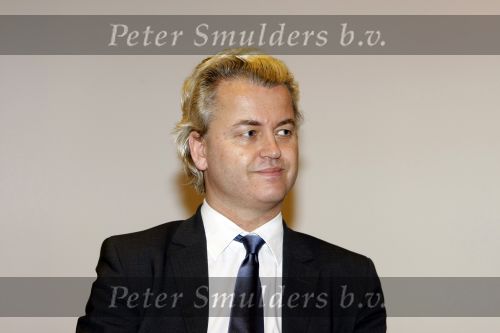 Den Haag 23 januari 2009 
Karel Hille interviewt Geert Wilders in de tweede kamer.
Peter Smulders bv