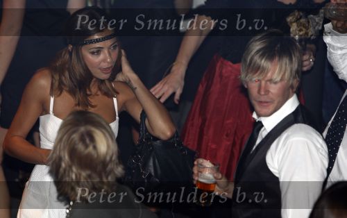 Amsterdam 15 september 2008
Feestje i.v.m. de 50e Linda magazine op boot de ocean diva. 
Georgina Verbaan dansend met een vriend