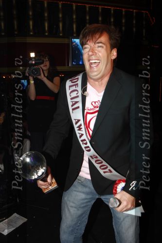 Uitgeest 16 januari 2008
Gerard Joling  bij nieuwjaarsreceptie in bob s saloon.