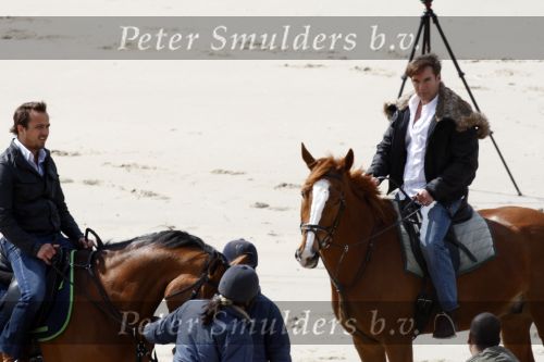 Schagen 17 april 2008
Opnames videoclip Gerard Joling met paarden op het strand. Geert Hoes en Wino Ontzigt zijn ook aanwezig.
Peter Smulders bv