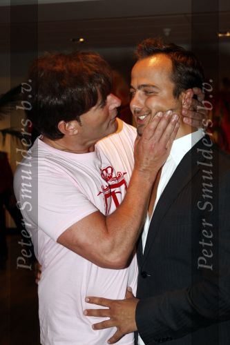 Amsterdam 24 mei 2008
Toppers in concert in de Arena met:
Rene Froger Gordon en Gerard Joling.
Gerard met Geert Hoes