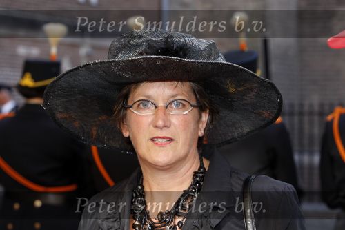 Den Haag 19 september 2007
Prinsjesdag op het binnenhof met de ministers en staatssecretaressen met hoedjes Gerda Verburg met vriendin